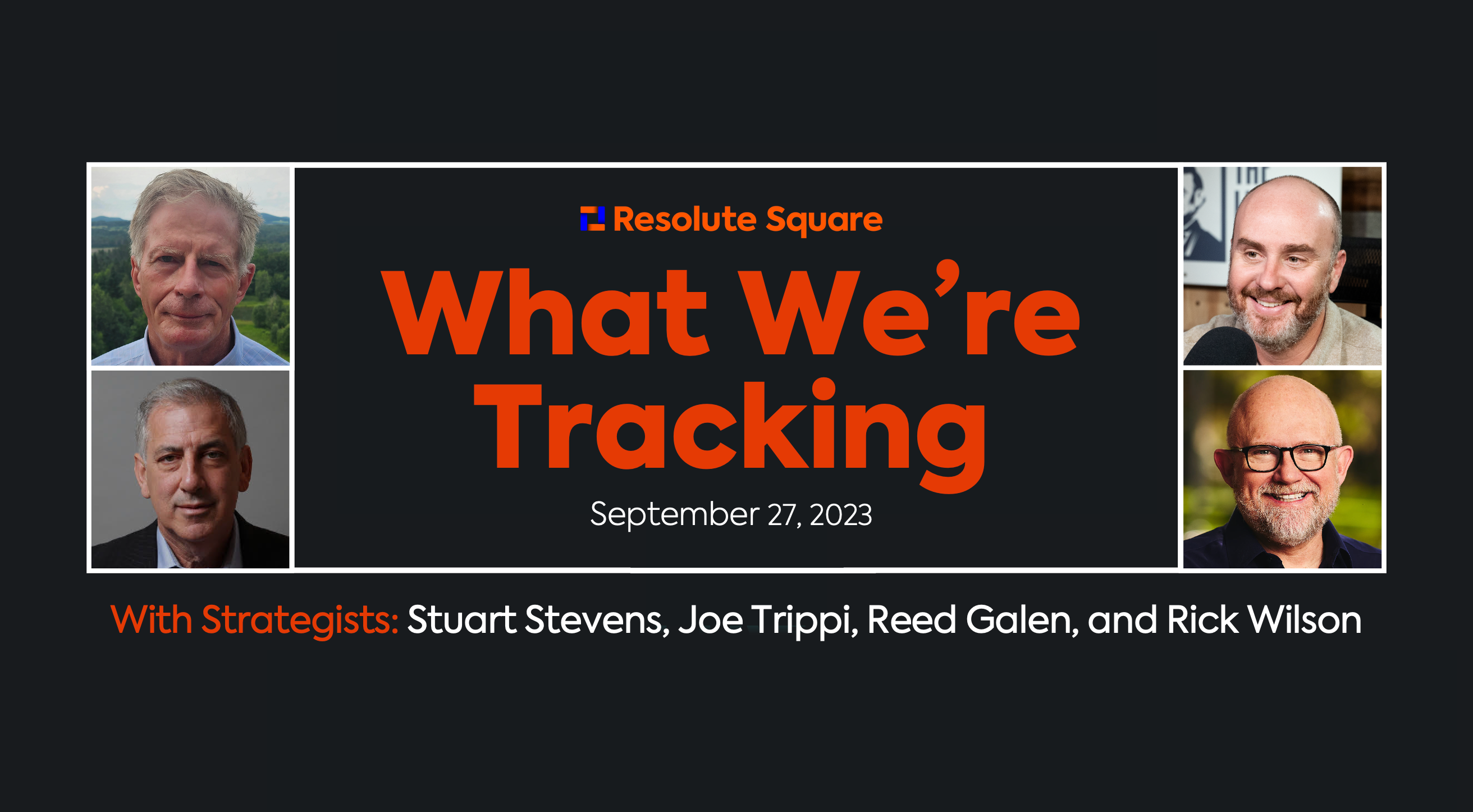 What We're Tracking - And Why You Should